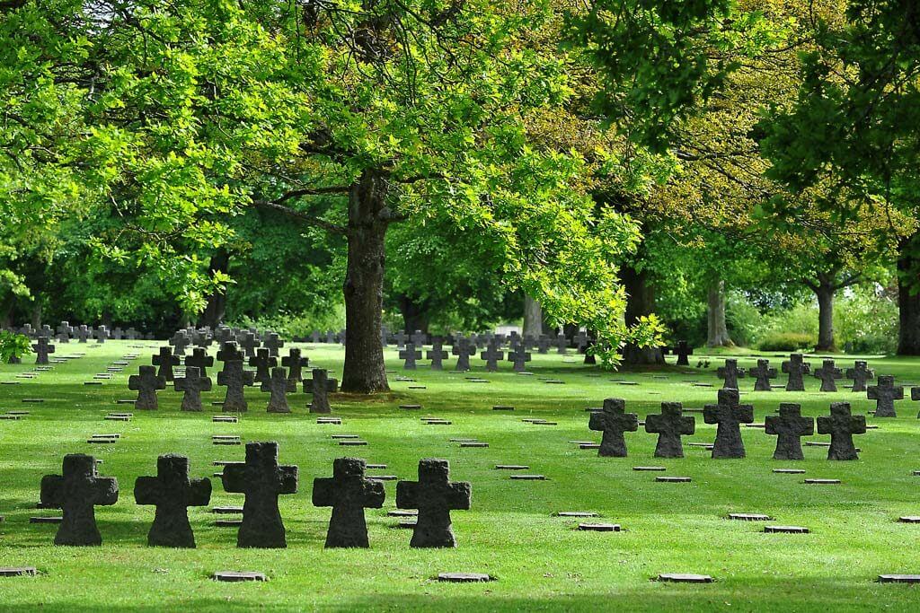 Cementerio alemán Normandía WW2