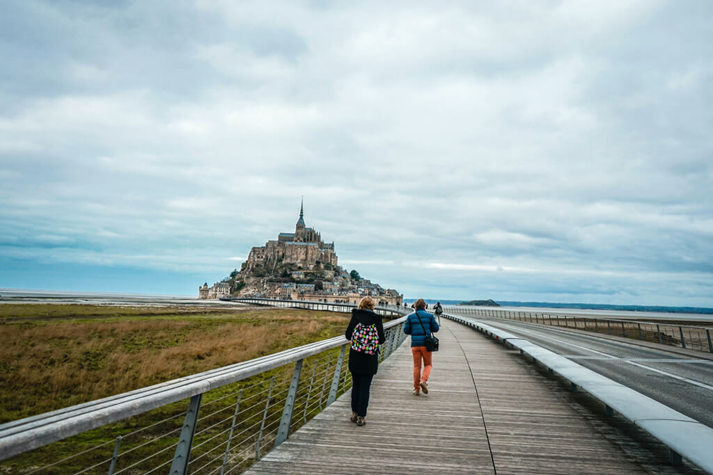 Access to Mont St Michel