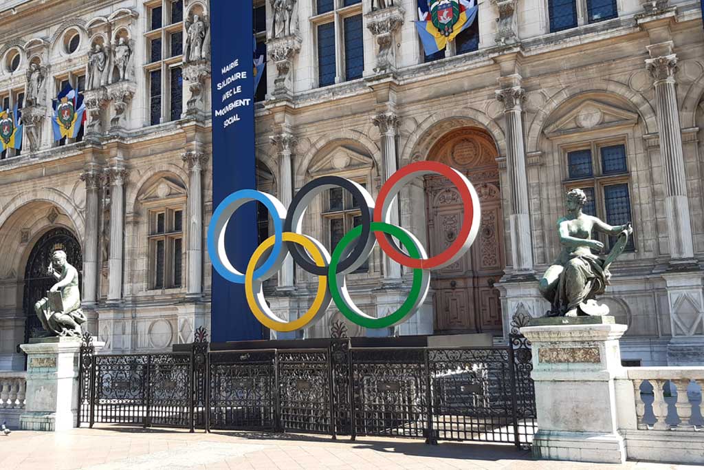 Olympic rings Paris