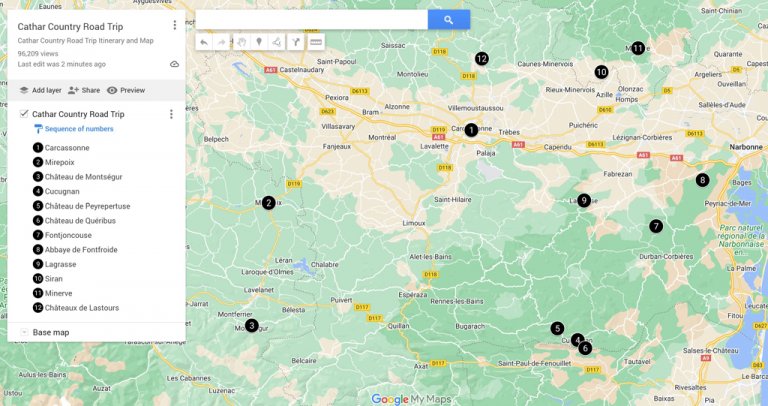 Road Trip Cathar Country: Map & Detailed Itinerary | France Bucket List