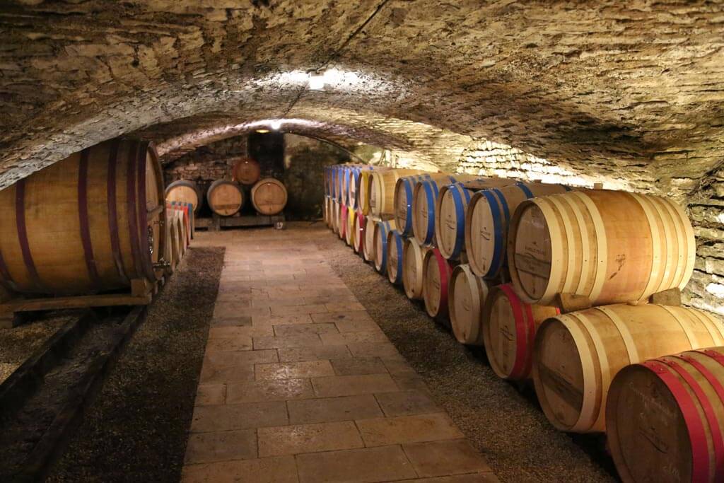 Burgundy wine cellars